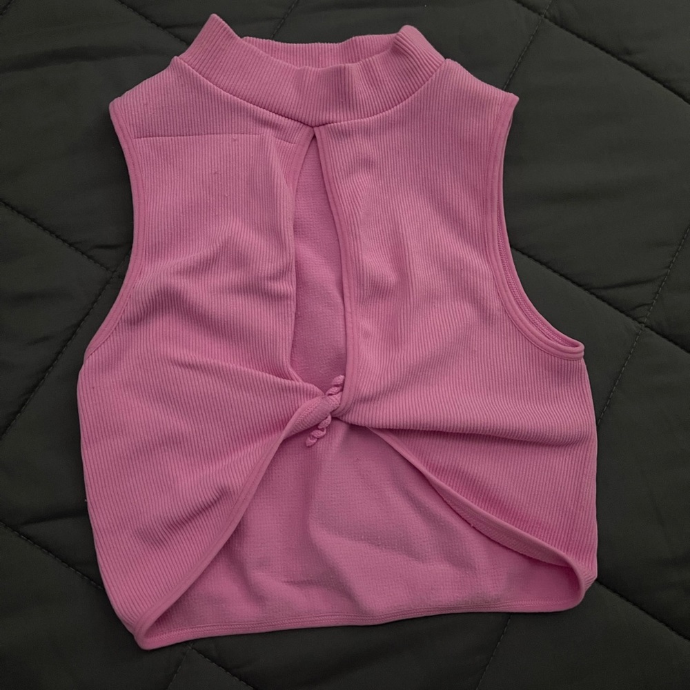 Pink crop top